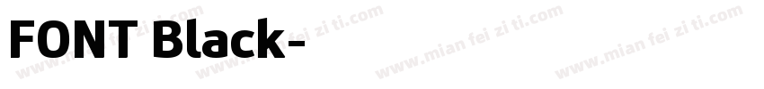 FONT Black字体转换